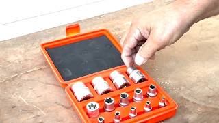 Honest Review Of E-Torx Star Socket Set