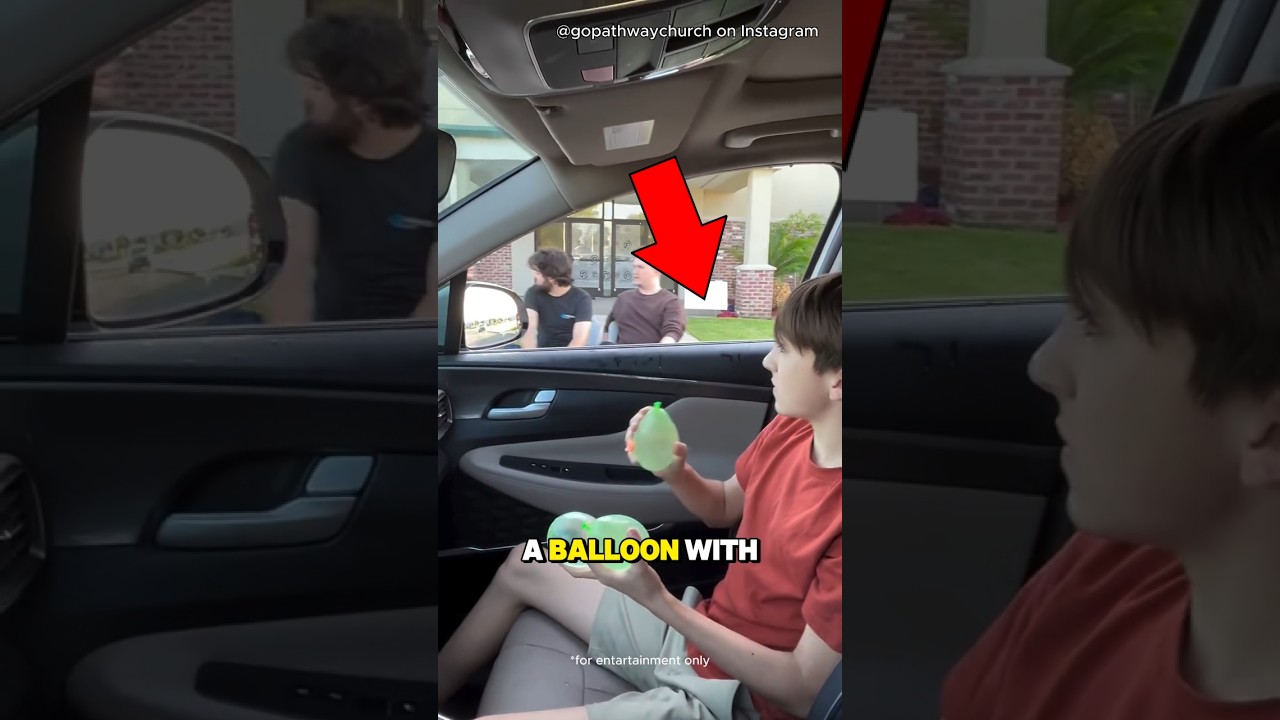 This Boy Throws Water Balloons but... 😮 