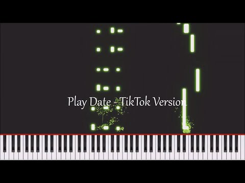 Play Date - Melanie Martinez (Tik Tok Song Version) Piano Tutorial