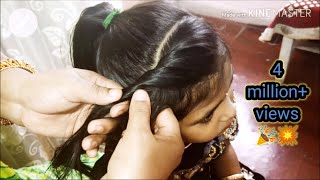 Children hairstyle in   few minutes full explanation in telugu part-1 screenshot 3