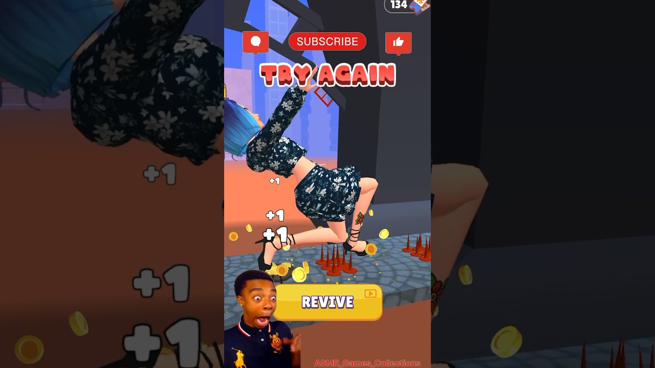 ASMR Tippy Toe Try Again😂 | tippy toe 3D 