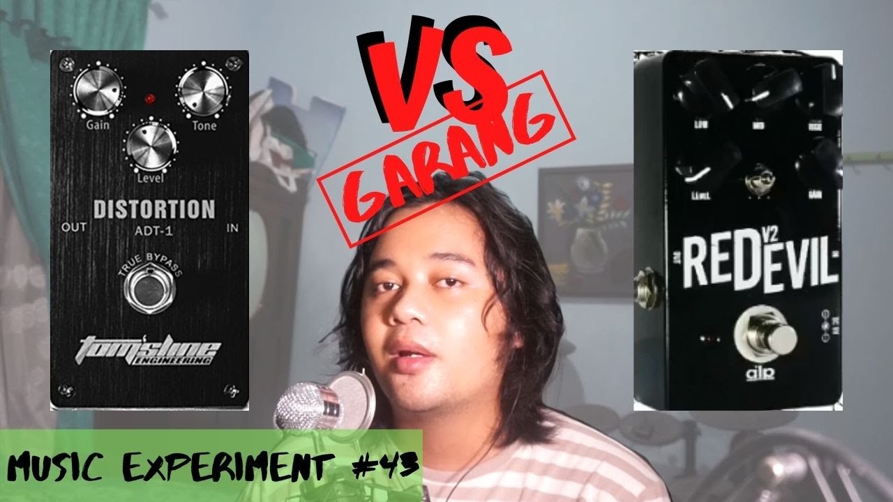 STOMHAND RED DEVIL v2 VS TOMSLINE ADT-1 DISTORTION | ENAKAN PEDAL MANA!!?? | MusicExperiment #43