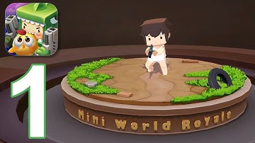 Mini World Royale - Gameplay Walkthrough part 1 - Tutorial (Android)