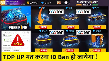 Rooter App से TOP UP मत करना ID Ban हो जायेगा ! | Don