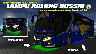 VIRAL ❗ How to install undercarriage lights on the latest Bussid v3.6.1 | Bussid tutorial | Bussi...