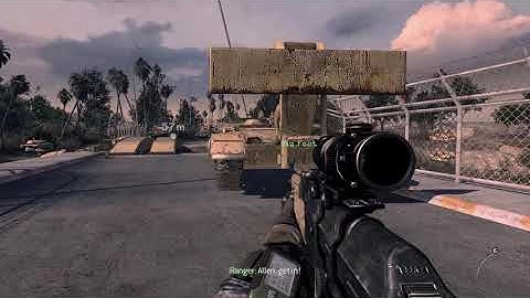 Call of Duty  Modern Warfare 2 - "Team Player" Mission Out of Map Glitch & Full Exploration