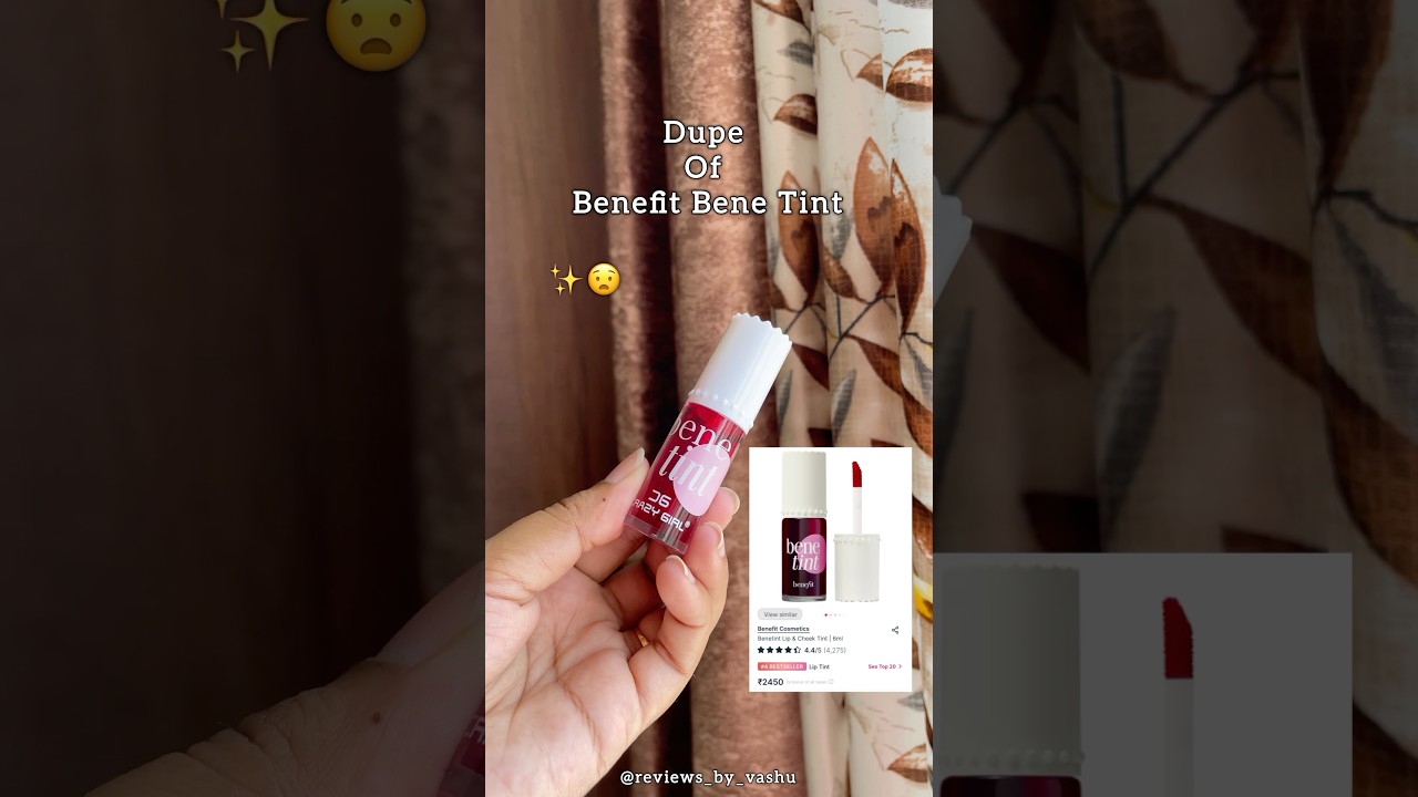 Affordable Dupe Of Benefit Bene Tint✨😍| Meesho Makeup Finds | #ytshorts #meeshohaul