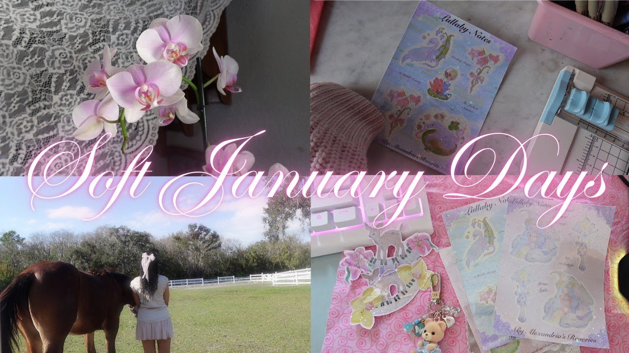 January Days Painting & Creating on a Horse Farm | Soft Artist Life