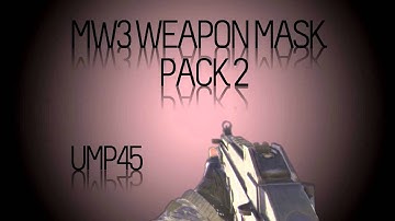 MW3 Weapon Masks Pack 2