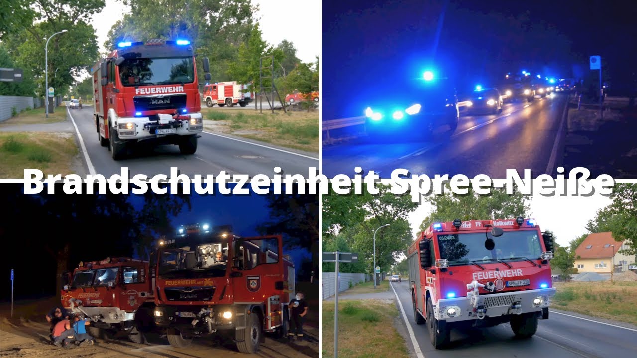 +++Brandschutzeinheit SPN nach Falkenberg + Spontane Verlegung zum B Wald in die Zschornoer Heide+++