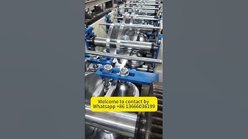 Rain Gutter Roll Forming Line#rollformingmachine #factoryproducts #gutters  #machine