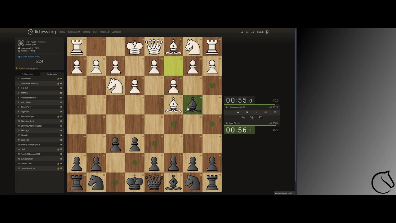 Atomic Chess with ozdragonfang88 presented by lichess.org