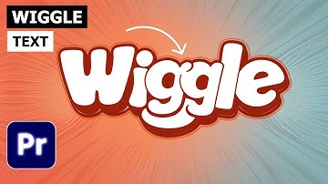 Create Trending Wiggle Text Animation in Premiere Pro - Full Guide In 1 Minute