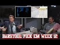 Barstool Pick Em Week 12