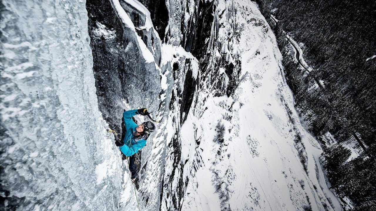SALEWA | Simon Gietl | Ice Climbing Rauber Hotzenplotz - YouTube