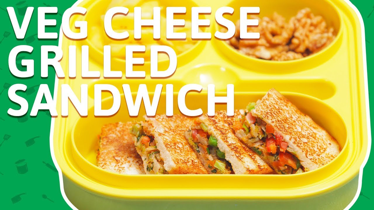 Veg Cheese Grilled Sandwich | चीज़ ग्रिल्ड सॅन्डविच | Veg Cheese Grill Sandwich by Vicky Ratnani | India Food Network