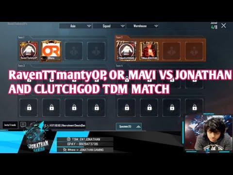 RavenTTmantyOP, OR MAVI VS JONATHAN AND CLUTCHGOD TDM MATCH - YouTube