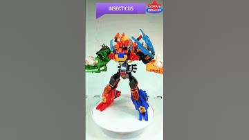 Insecticons Combiner !! 6 in 1 Sembo Block 103132 ⚡️ Mecha of Steel Speed Build Lego Transformers
