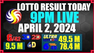 Lotto Result Today April 2 2024 9pm Ez2 Swertres