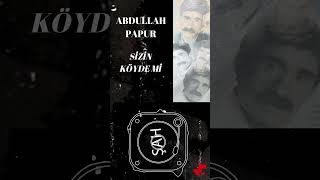 Abdullah Papur - Sizin Köyde Mi Ürkhalkmüziği