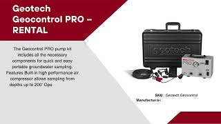 Geotech Geocontrol  PRO | Hoskin | Environmental Monitoring Rental