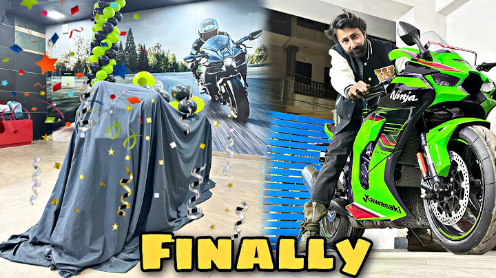 Finally Apni New Superbike Kawasaki Ninja ZX10R Ki Delivery Le Hi Li 😍@thebigdeal786