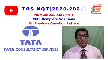 TCS NQT 2020-2021 Numerical Ability-1  Previous Questions with Solutions I TCS NQT Numerical Ability