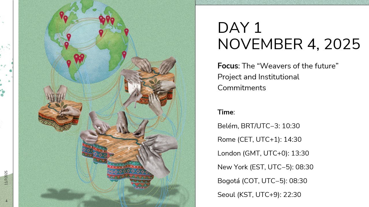 EcoLivre Meeting day 1 -  4 Nov 2025 - Weavers of the Future Project