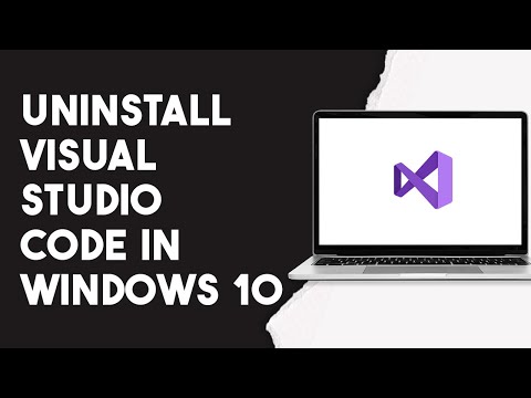 How To Uninstall Visual Studio Code In Windows 10