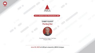 MICA ORIENTATION PROGRAMME 2025. | MICA Ahmedabad