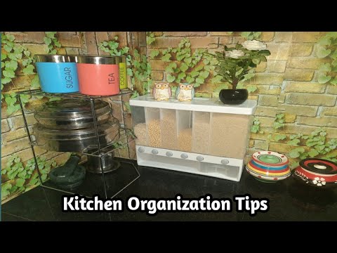 Kitchen Organization Tips in Tamil|New Kitchen Countertop Ideas in ...