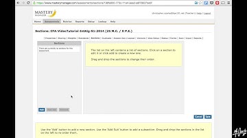 How to Make a Simple Multiple Choice Test on Mastery Manager