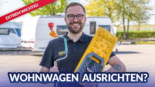 Das richtige Aufstellen & Ausrichten vom Wohnwagen? | Werkstatt & Service   Camperland Bong