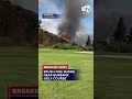 Video shows heavy flames dangerously close to Burbank golf course
