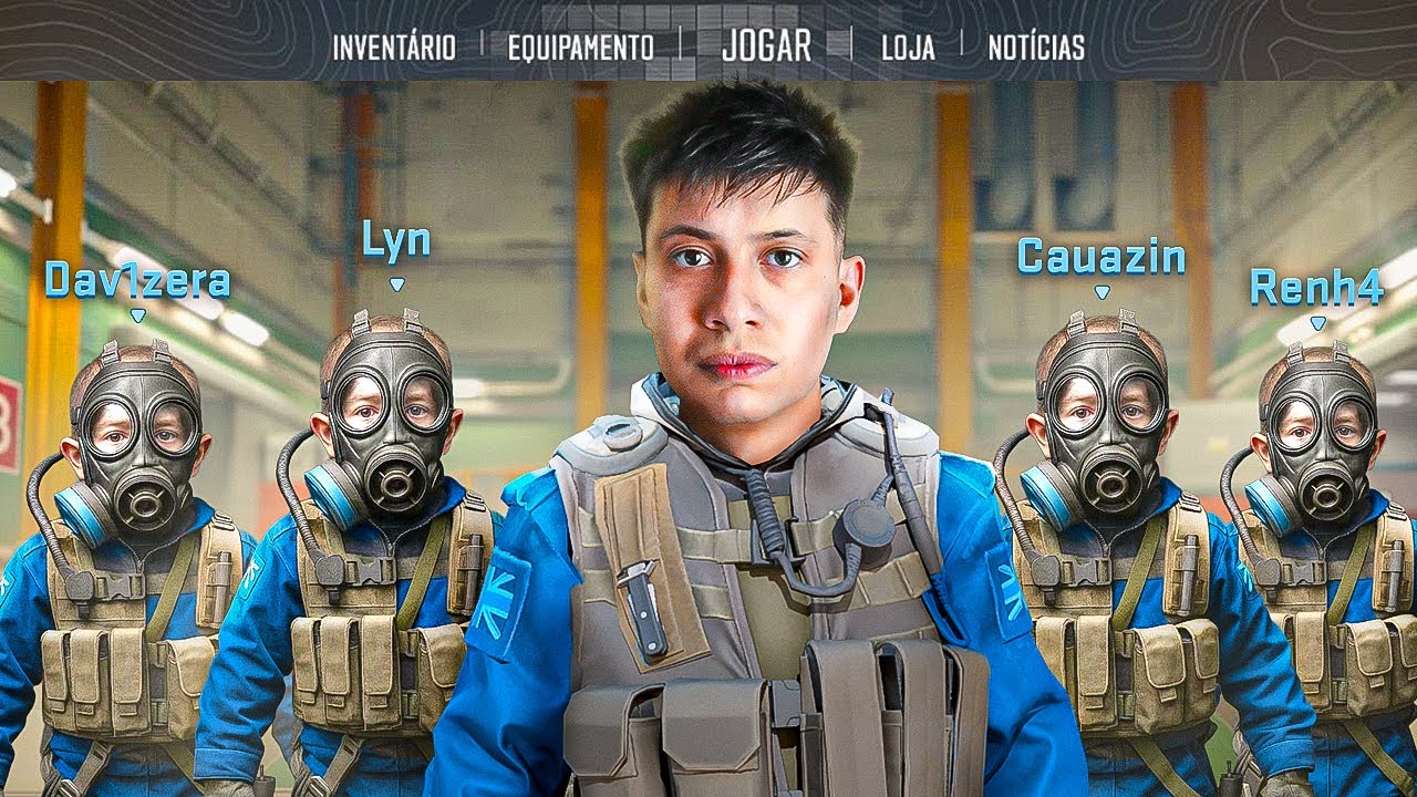 MEU TIME PROFISSIONAL com 4 CRIANÇAS no CS 2 ESTÁ de VOLTA!! (KIDSGRAÇA, o melhor time infantil...)