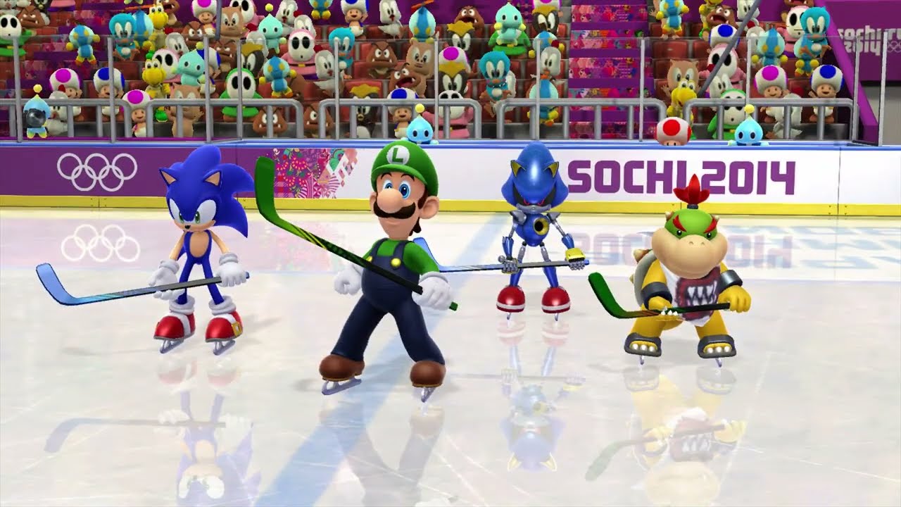 Mario & Sonic at the Sochi 2014 Olympic Winter Games - Ice Hockey 