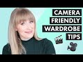 WHAT TO WEAR ON CAMERA | 5 TIPS TO LOOK GOOD ON TV + VIDEO 🎬