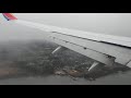 Southwest airlines 737-700  turbulent landing in Philadelphia