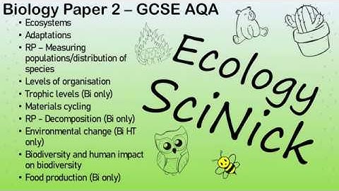 Ecology - GCSE AQA Biology Paper 2 (2020) 1-9 Revision and exam tips! *NEW INTRO MUSIC*