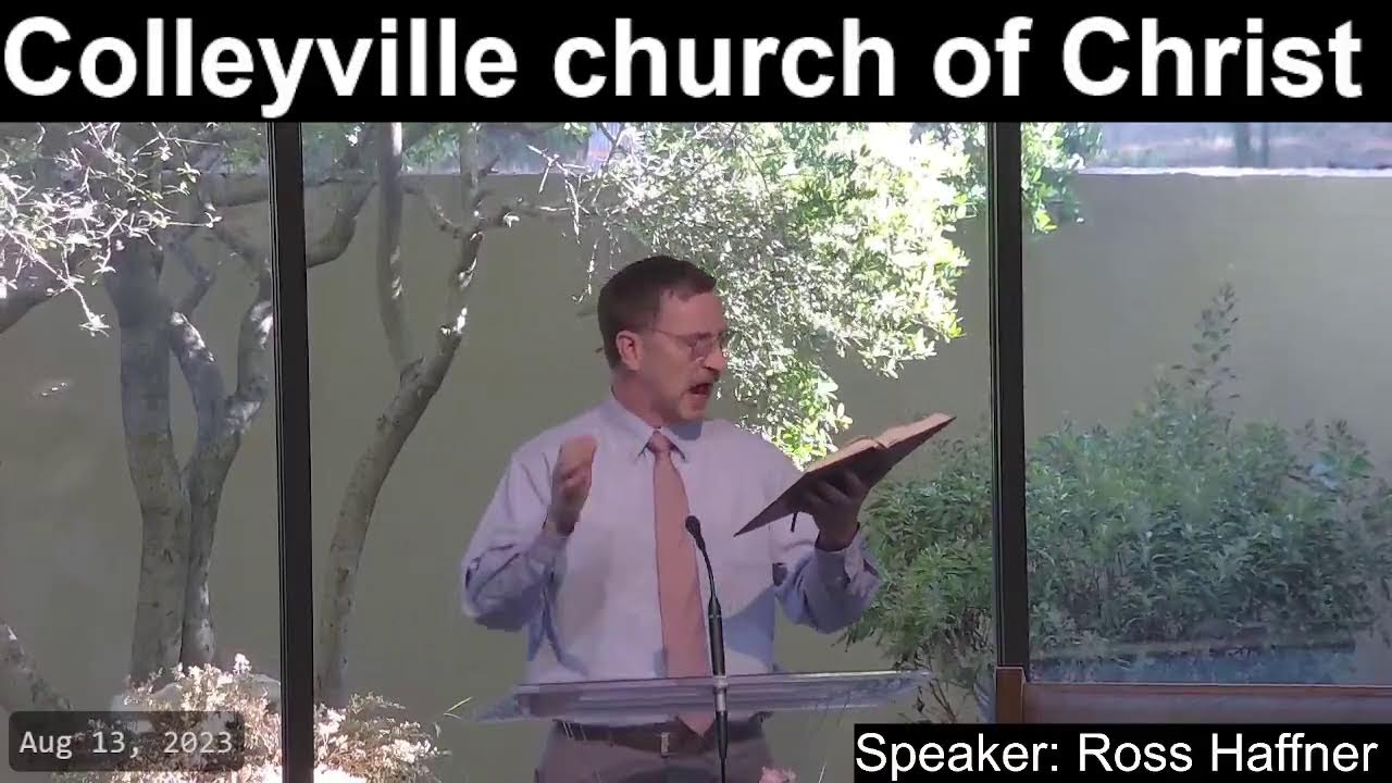 Colleyville Church of Christ is Live Now YouTube