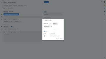 HOW TO ADD A RECURRING MONTHLY EVENT FOR A SPECIFIC DATE IN GOOGLE CALENDAR