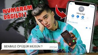 TELEFON NUMARAM İFŞALANDI! TÜM ARAYANLARLA KONUŞTUM.