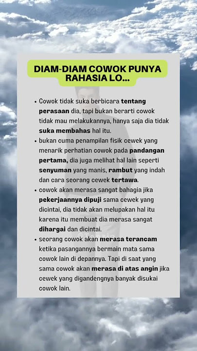 Rahasia Cowok #shorts #psikologi #mentalhealth #selfcare #pasangan