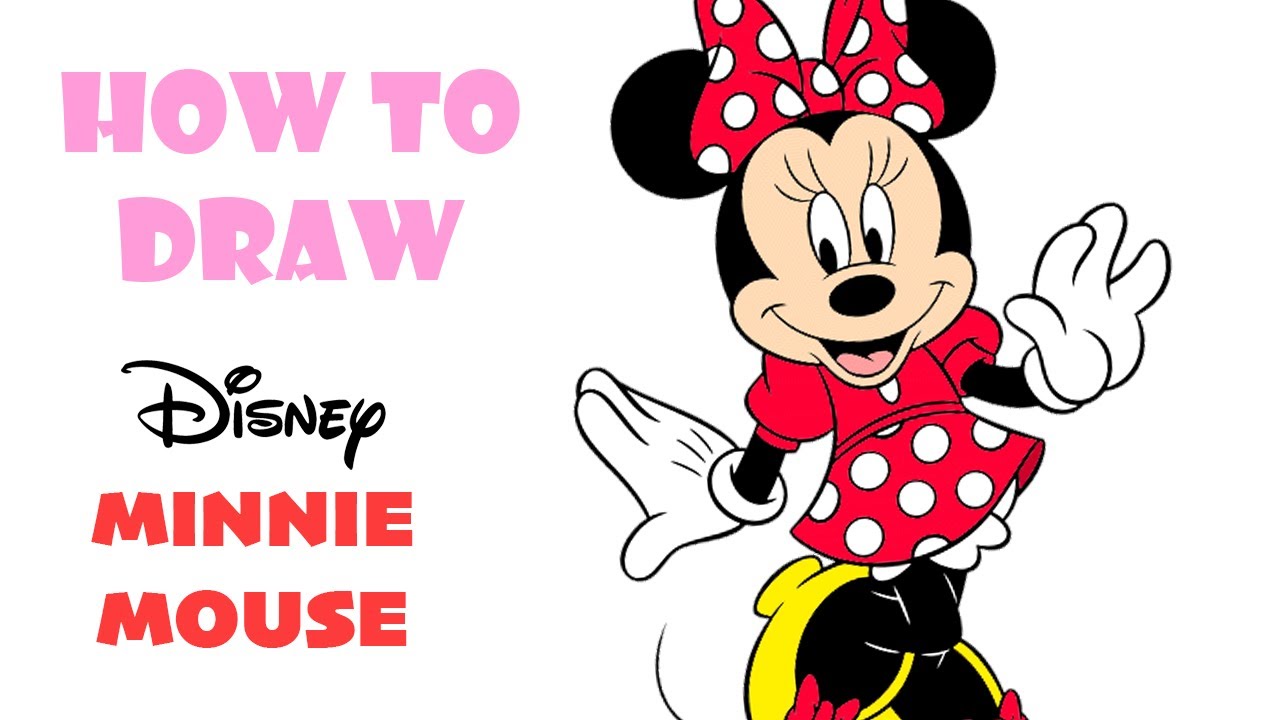 How To Draw Minnie Mouse Easy Step By Step Drawing Minnie Mouse ...