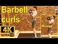 How to do barbell curls - detailed