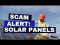 SCAM ALERT: SOLAR PANELS FROM GOVERNMENT GRANT