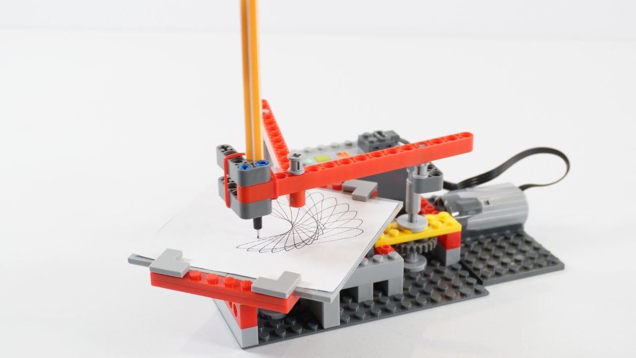 Watch Me Build This LEGO Spirograph Drawing Machine