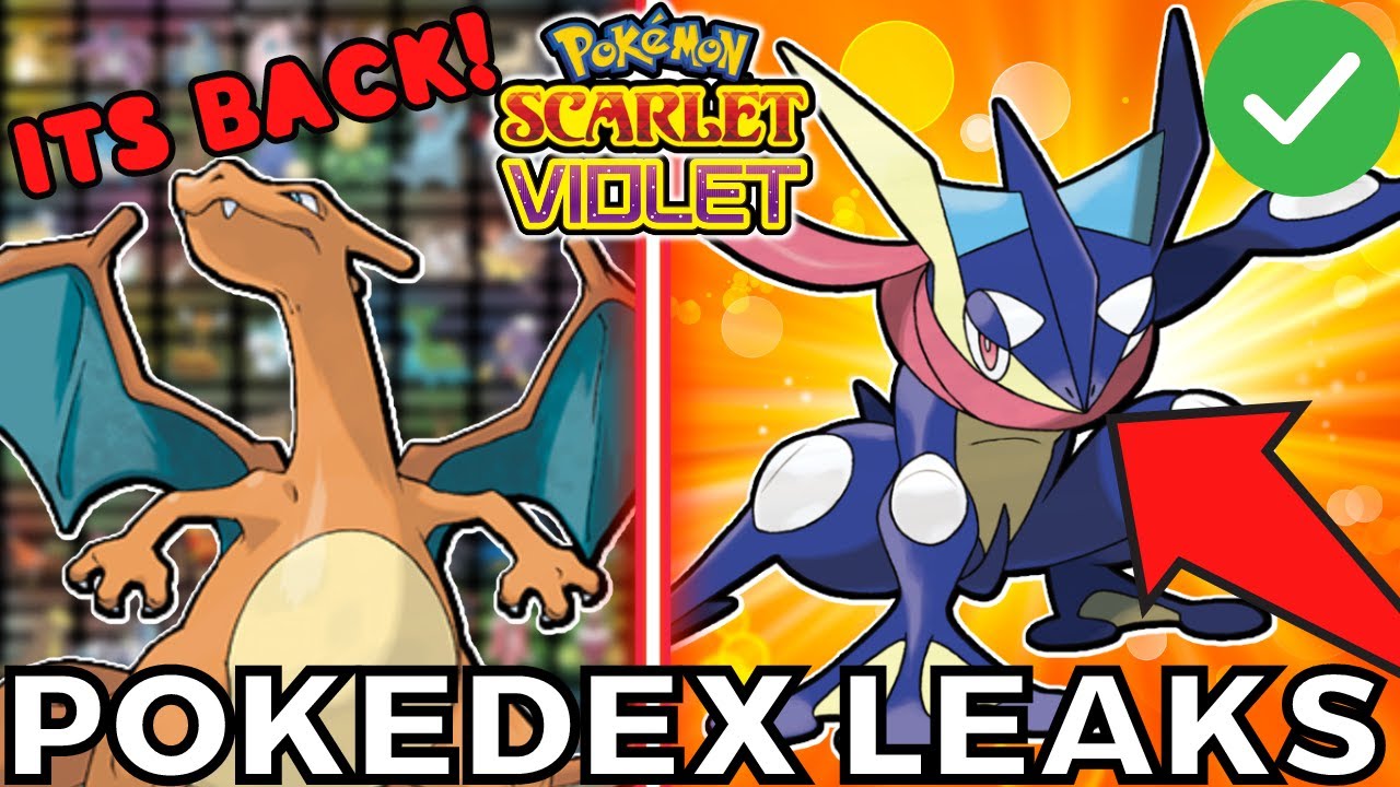 HUGE LEAK! ALL RETURNING POKEMON for Pokemon Scarlet and Violet Pokedex! :  r/PromoteGamingVideos