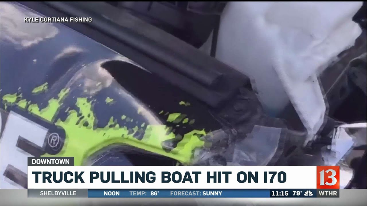 Truck Pulling Boat Hit on I70 YouTube