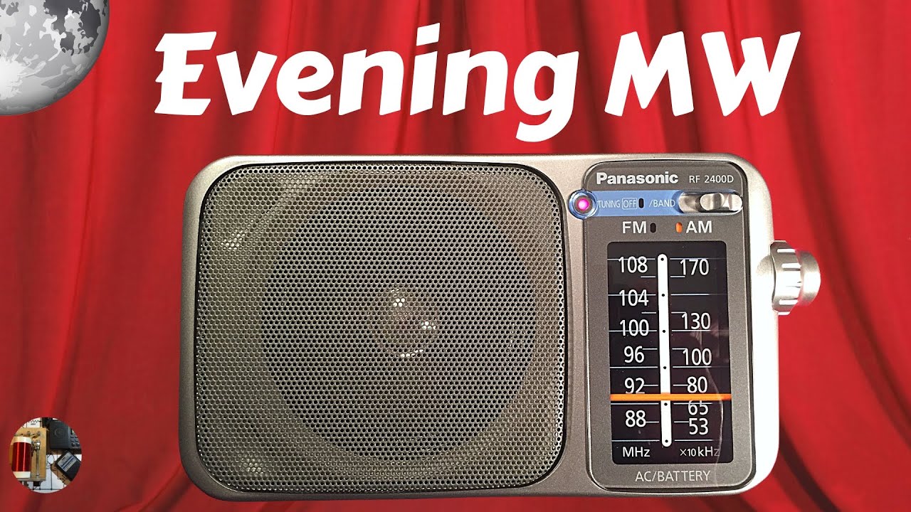 Panasonic RF-2400D AM FM Radio Evening MW 